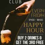 SPRINGS COUNTRY CLUB - HAPPY HOUR POSTER